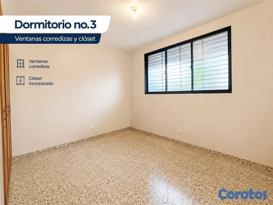 apartamentos - Apartamento en 1er nivel de 3 habitaciones en vent 7