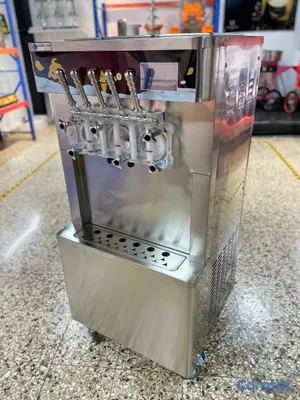 equipos profesionales - Maquina de helados soft de 5 sabores yogur helado  2