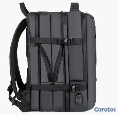 ropa para mujer - Mochila expandible multifuncional con compartimento para laptop y ropa  8
