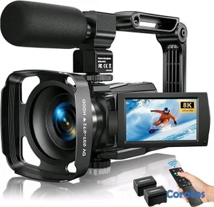 📹 Videocámara 8K Ultra HD 88MP | Zoom 18X Visión Nocturna Micrófono Incluido 📷