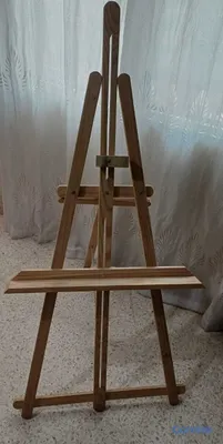 arte y antigüedades - Caballete de Madera para Pintura / Exhibición. 3
