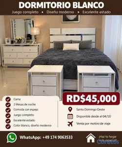 Dormitorio blanco 