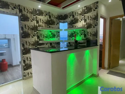 penthouses - Amplio Penthouse en venta amueblado (224mts2) de dos niveles en el Cacique 2