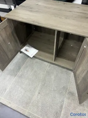 decoración y accesorios - Casitas para mascotas gris y blanca  2