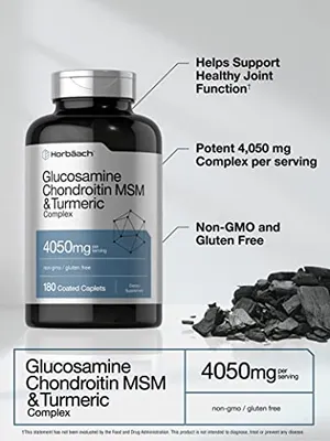 Salud y Equipamiento Médico - Glucosamina Condroitina 4050 Mg 180 Cap Horbaach 4
