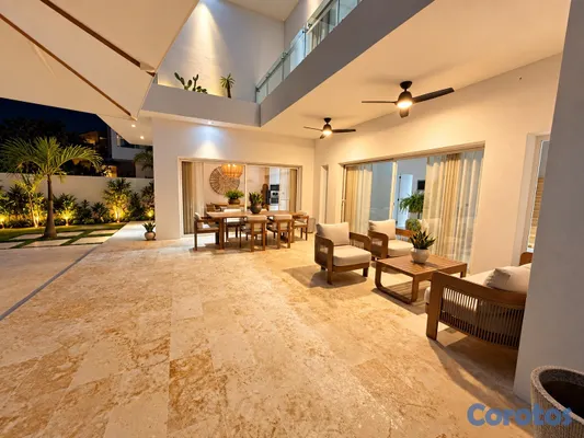 casas vacacionales y villas - Villa de Diseño con Piscina en Complejo Cerrado – Las Terrenas 3