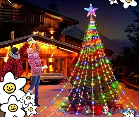 decoración y accesorios - Estrella de Luces de Navidad para Hogar.Hoteles, Negocios Proyectos y Parques 4