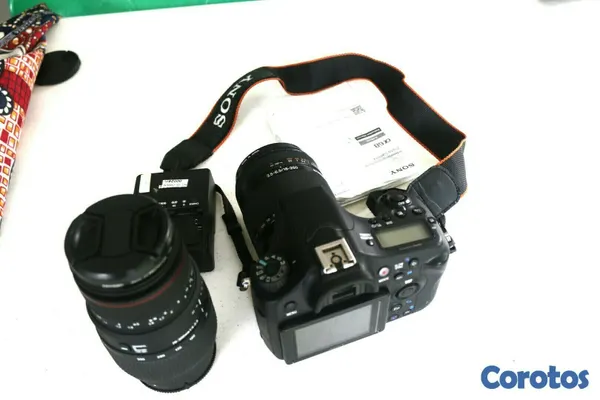 camaras y audio - Camara fotografica SONY alfa 68 con lentes 18-250 y 70-300 2