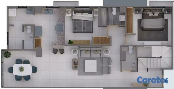 apartamentos - Apartamentos de 2 y 3 habitaciones ubicado en los Prados 7