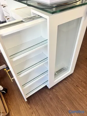 salud y belleza - Mesa de Manicura Profesional con Cristal 3