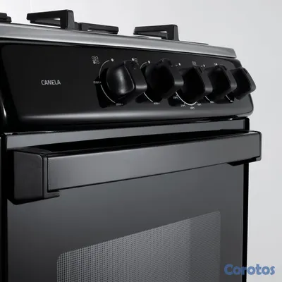 cocina - Estufa Indurama Canela 4 hornillas negra 20 pulgadas 3
