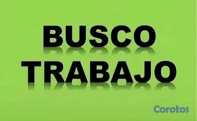 Ojo estoy buscando, no contratando 