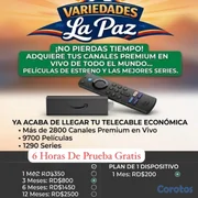 tv - Canales De Cable Por Internet (IPTV)