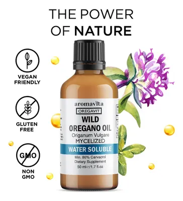 Salud y Equipamiento Médico - Aceite Oregano Soluble En Agua Aromavita 5