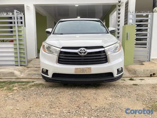 carros - Se vende Toyota Highlander XLE 2014, color blanco, una SUV amplia. 5