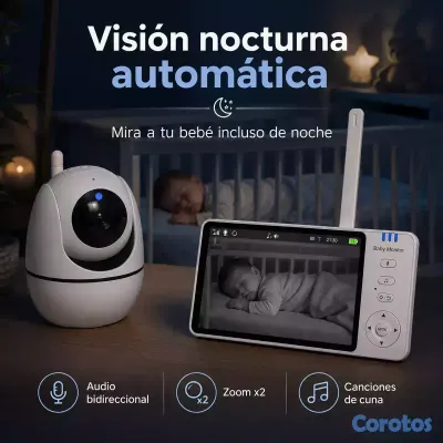 camaras y audio - Cámara para Bebé AP-231con Audio Bidireccional y P 2