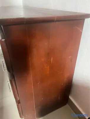 muebles y colchones - pack de 3 gaveteros de caoba antigua  3