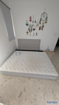 muebles y colchones - Cama + Colchon Queen 4