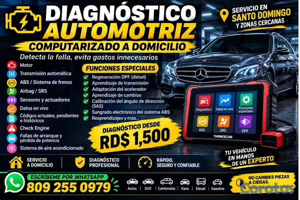 servicios profesionales - DIAGNÓSTICO AUTOMOTRIZ A DOMICILIO | ESCÁNER + DPF + TRANSMISIÓN 2