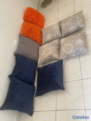 decoración y accesorios - Lote.De 2 Colcha Grande 60.y 10 Cojines  5