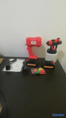 herramientas, jardines y exterior - La Pistola Atomizadora de Pintura Portátil [48V]  3