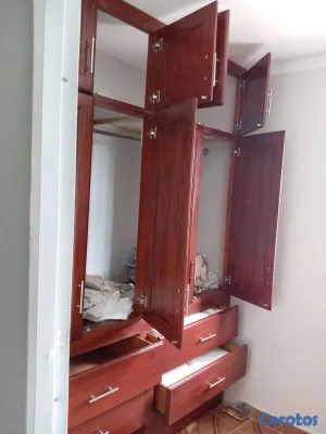muebles y colchones - Closet en madera moderno  2