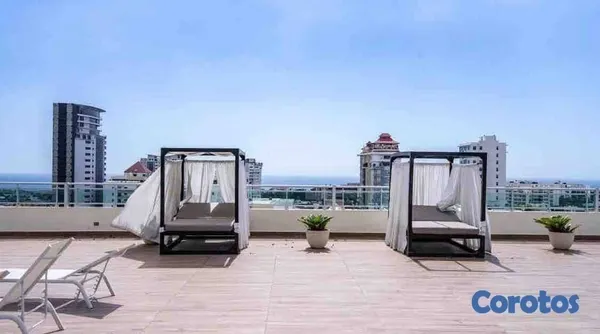 apartamentos - Amueblado céntrico en Bella Vista noveno nivel, piscina con vista a el mar  9