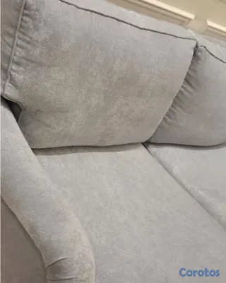 muebles y colchones - Sofa 2 puestos gris retapizado 65 pulgadas 2