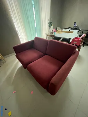muebles y colchones - Mueble rojo sofá IKEA  3