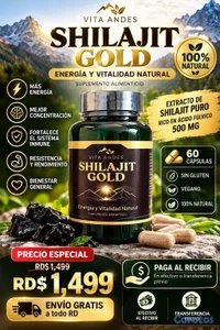 Shilajit Gold 500 mg – 60 cápsulas