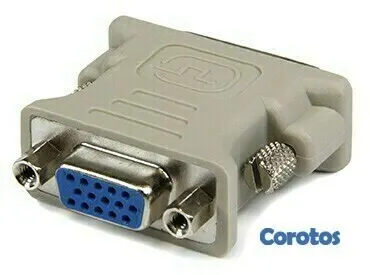 accesorios para electronica - Adaptador DVI a VGA hembra  3