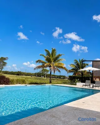 apartamentos - Ventura Golf, Vista Cana: 110 m² amueblados con terraza privada 9