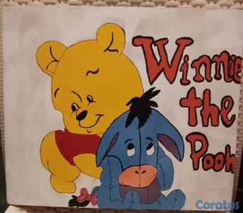 Cuadrito de Dormitorio de Winnie the pooh y su ami