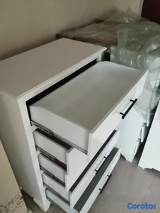Comoda con gavetas blanco para ordenar ropa 