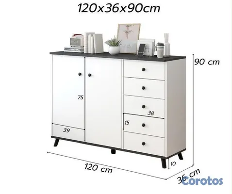 muebles y colchones - credenza  2