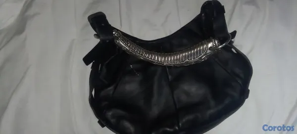 carteras y maletas - -Bolso de cuero sintético con aza de metal, bolso pequeño de mano 2