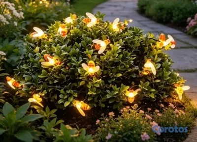 Abejas de Luces Navideñas 4 Metros Solar 🌺🌺👌
