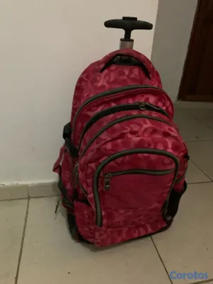 accesorios - vendo mochila tipo bulto de viaje con ruedas y trae bulto - mochila adicional  2