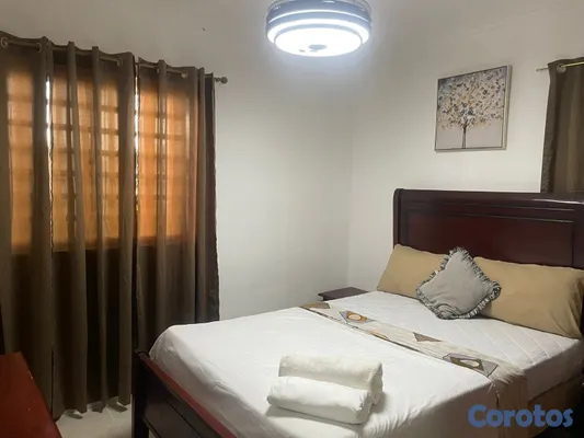apartamentos - Apartamento AMUEBLADO 3 hab. en Ciudad Juan Bosch  9