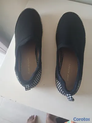 zapatos para mujer -  Stuart Weitzman Slip-On Negros Size 8.5 Originales.  4