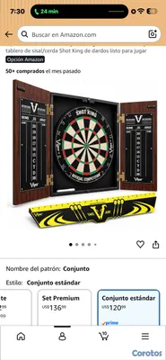 hobby y coleccion - Juego de Dardos Profesional Viper Stadium Shot King con Gabinete 8