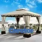 herramientas, jardines y exterior -   ESPECIAL DE ESTE DIA  ESTE Outdoor Patio Double Fabric Canopy Gazebo rd 36300  8