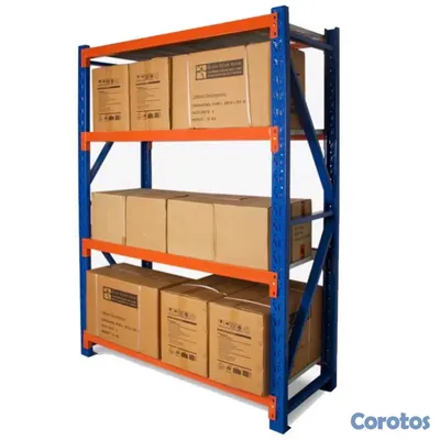equipos profesionales - ESTANTE DE METAL Reforzado. 150x50x200CM. Resiste 300KG por nivel 3