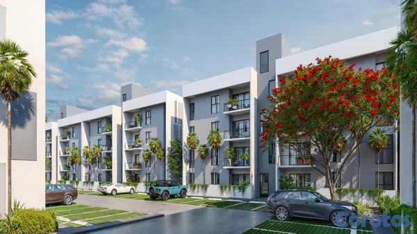 apartamentos - Apartamento en venta en Paseo Framboyán, Autopista Duarte, Santiago 2
