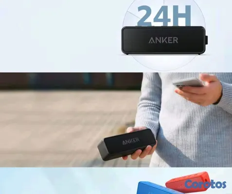 camaras y audio - Bocina bluetooth Anker SoundCore 2 / EN OFERTA  7