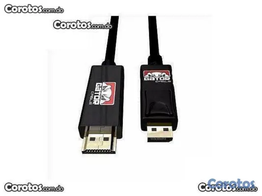accesorios para electronica - CABLE DISPLAY PORT A HDMI 10 PIES  2