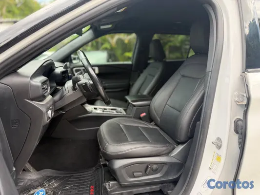 jeepetas y camionetas - FORD EXPLORER XLT 2020 BLANCA 3 FILAS FULL EQUIPO  5