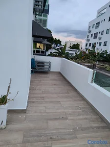 apartamento 130 m2 2do piso con terraza  2 habitaciones 2 parque 