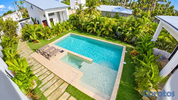 casas vacacionales y villas - Villa nueva amueblada 2 hab. a 250 m de Playa Las Ballenas – Las Terrenas 17