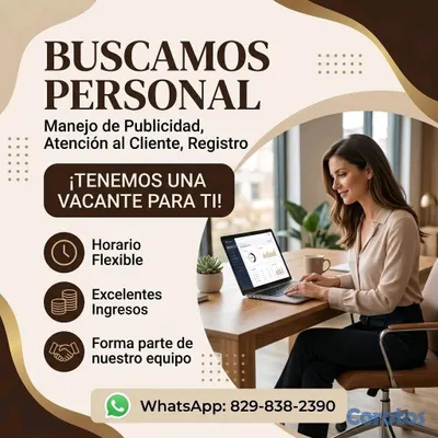 candidatos - Su trabajo será manejar redes sociales, realizar publicidad etc... 2